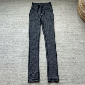 Tweed looking lululemon Leggings with Drawstring Waist